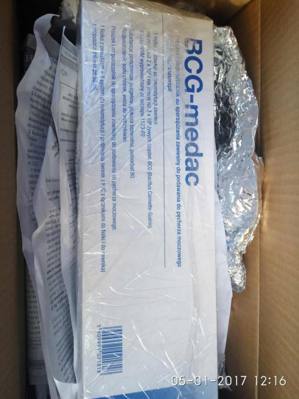 Uro-BCG MEDAC Germany 1 dose for intravesical administration - photo