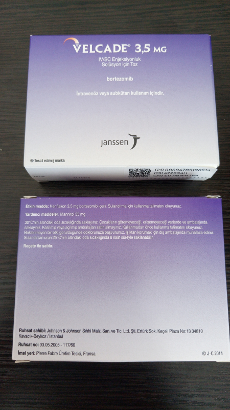 Velcade (bortezomib) 3.5mg for intravenous injection Janssen, France - photo