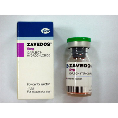 Zavedos (idarubicin) 5 mg i.v. injection PFIZER USA - photo